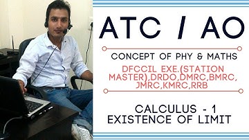 #ATC #AO #AAI #PHYSICS - CALCULUS - 1 (EXISTENCE OF LIMIT )