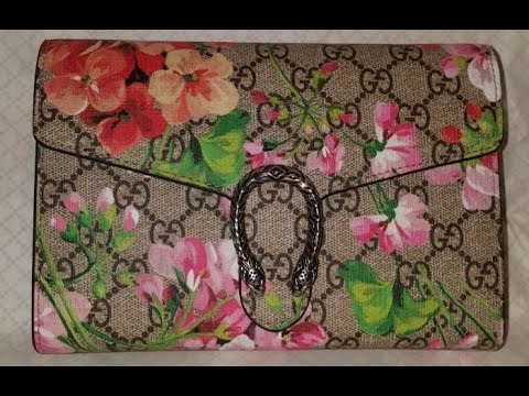 Gucci Dionysus Blooms wallet on a chain part 2 - YouTube