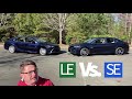 2021 Camry SE vs LE: Both are Refreshed & Have NEW COLOR! I Compare Them So You Can Decide
