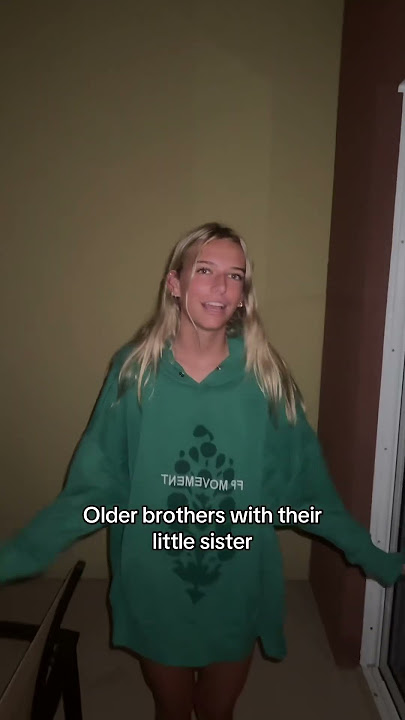 Older brothers with there little sister