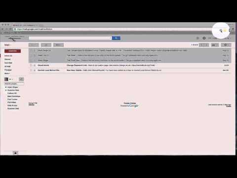 Set Service Handler for GMail