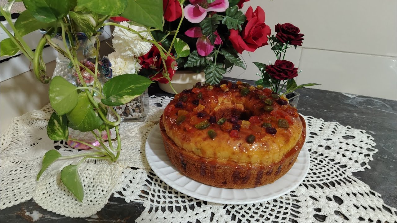 كيكة الحامض والفواكه المعسلة من الكيكات اليومية المعتمدة 👍