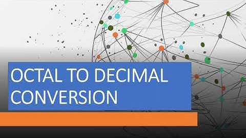 OCTAL TO DECIMAL CONVERSION || DIGITAL LOGIC DESIGN || DIGITAL ELECTRONIC || NUMBER SYSTEM