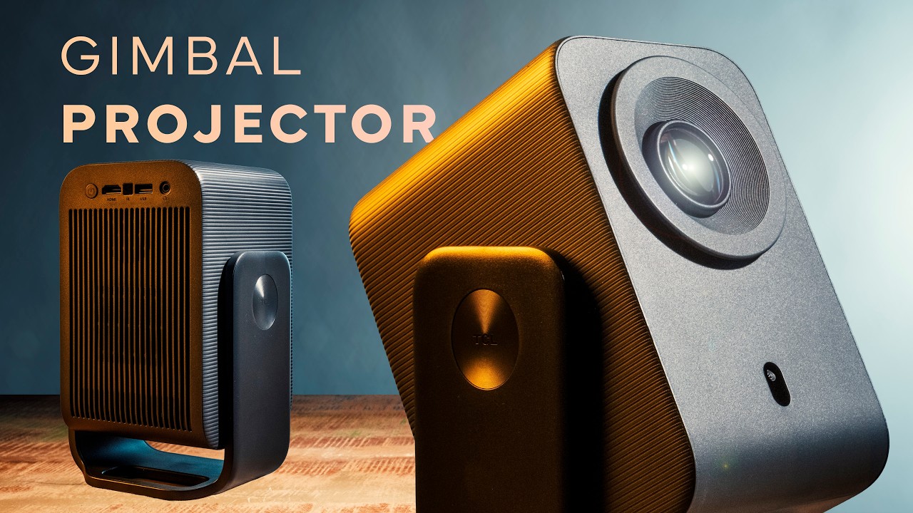 TCL C1: Google TV projector with Netflix & gimbal design - YouTube
