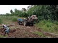 tractor Stunts || Swaraj 843 XM || heavy stunts with fully loaded truck