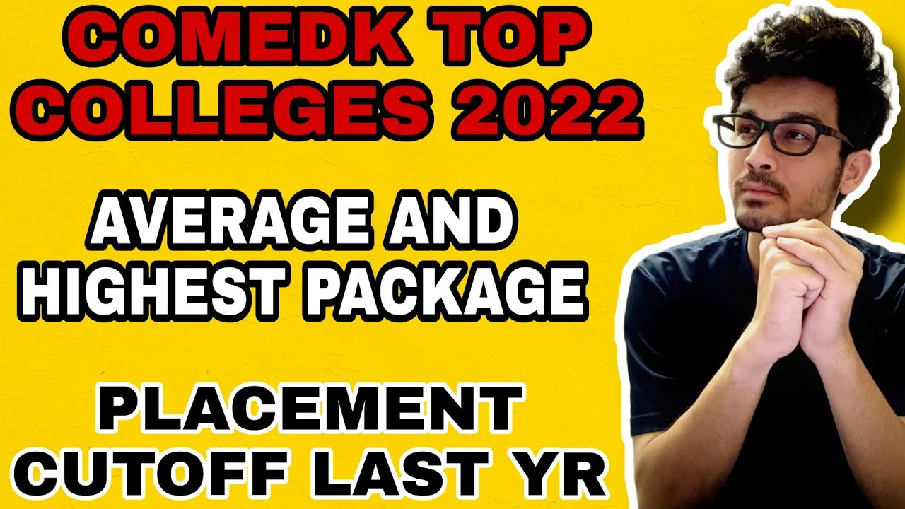 COMEDK TOP 5 COLLEGE || PLACEMENT || CUTOFF OF ALL TOP 5 COLLEGE BRANCH || PLACEMENT