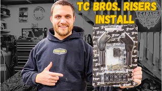 TC Bros Risers install on my Harley FXR!