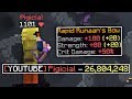 WORLD RECORD damage on a dragon (Hypixel Skyblock)