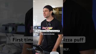 First time ordering a pizza puff #shorts