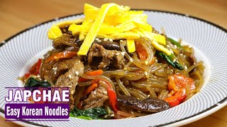 JAPCHAE - Easy Korean Noodles Recipe