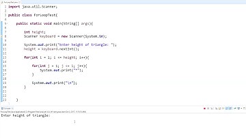 Java Programming Tutorial - 13 - Nested for loop