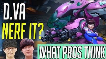 What Pros Think of D.Va ft. Miro Ryujehong & Fl0w3r | Overwatch Nerf It?