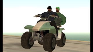 GTA San Andreas - Riding across the map on a Quadbike with a Homie