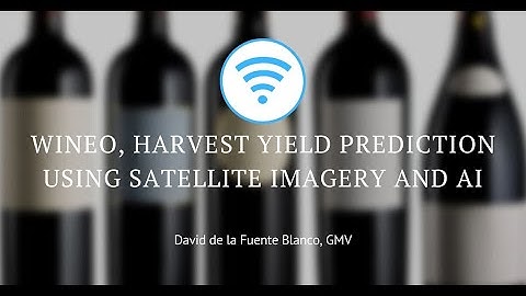 Wineo, Harvest yield prediction using satellite imagery and AI