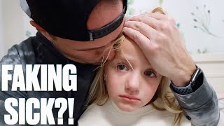 WAS SHE FAKING SICK TO SKIP SCHOOL? WE WENT TO THE DOCTOR TO FIND OUT!