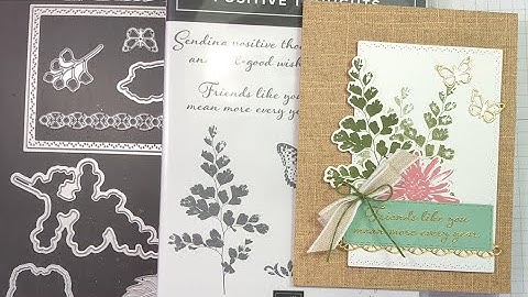 Stampin’ Up! Positive Thoughts Card Tutorial