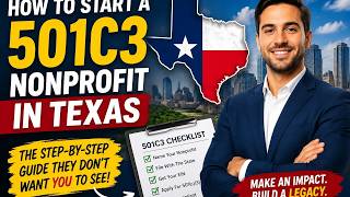How to start a 501c3 nonprofit in Texas