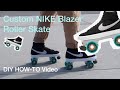 Nike Blazer Roller Skate - DIY How-to build a custom roller skate.