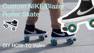 Nike Blazer Roller Skate - DIY How-to build a custom roller skate.