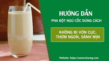 Hướng dẫn pha bột ngũ cốc đúng cách để không bị vón cục, thơm ngon, sánh mịn