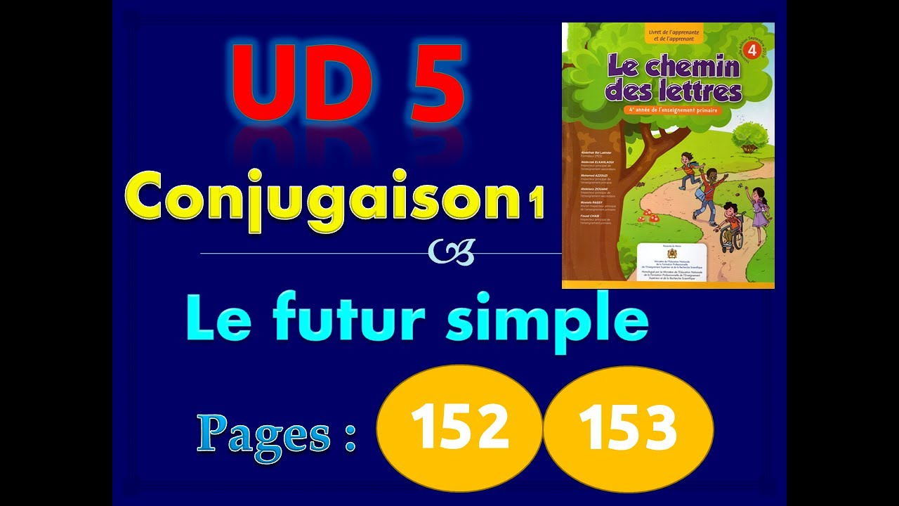 Le chemin des lettres 4AEP UD5 conjugaison 1 futur simple