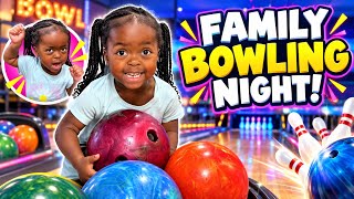 FAMILY BOWLING NIGHT! 🎳 Who Took Home the Win?!