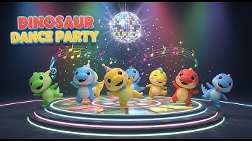 Dinosaur Dance Party | Fun 3D Dino Music for Kids | Animagic Studio