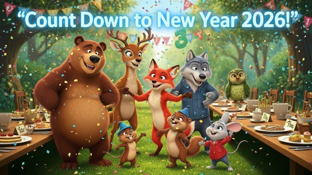 Countdown to New Year 2026 🎆 Fun Counting Song for Kids