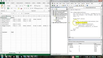VBA loops practice - nested loops