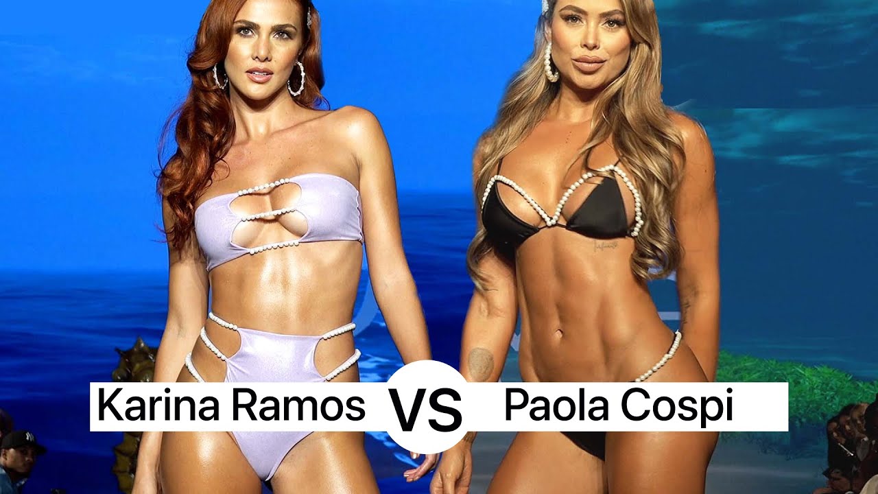 BIKINI SUPERMODEL COMPETITION 2022 / 4K / KARINA RAMOS vs PAOLA COSPI quarterfinals