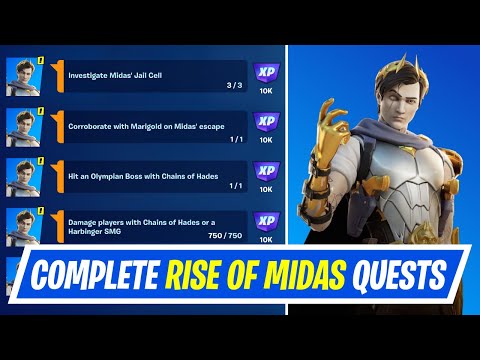 Complete Rise of Midas Quests - How to EASILY Complete Midas Rises Quest Challenges