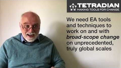 Enterprise-architecture: a further-futures report - Episode 74, Tetradian on Architectures