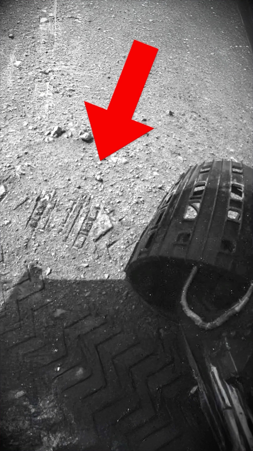 Hidden message on Mars