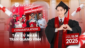 [JD MEDIA] LỄ TỐT NGHIỆP TÂN CỬ NHÂN VĂN LANG 2025 | BTV QUANG VINH