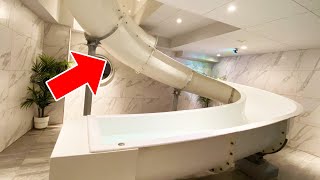 Staying at Japan's Love Hotel with Private Water Slide | Hotel SEKITEI Chiba | ASMR