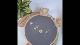 Lazy Daisy Stitch - Basic Hand Embroidery #embroidery #stitching