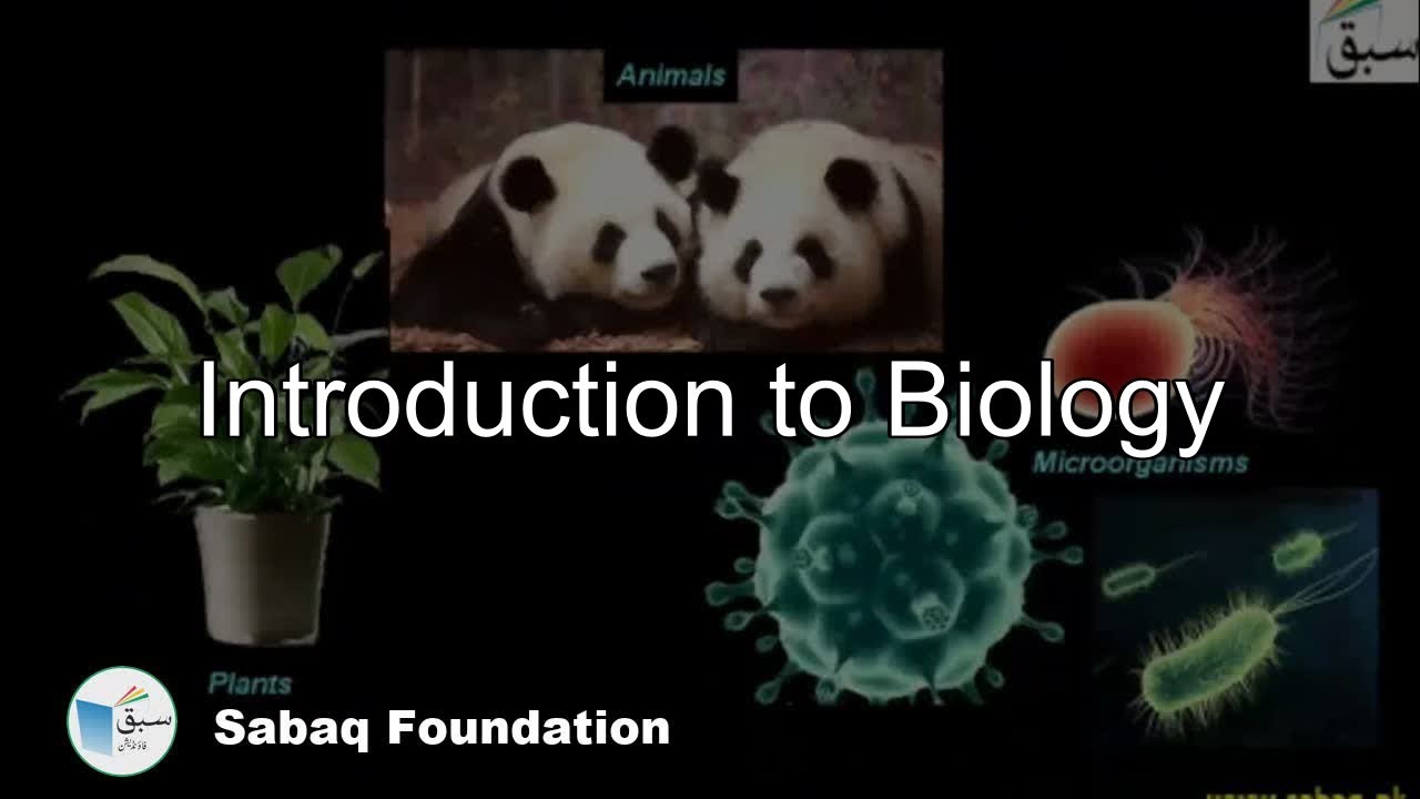 Introduction to Biology, Biology Lecture | Sabaq.pk - YouTube