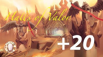 Halls of Valor +20 | Fortified | Dragonflight Season 1 M+ | Disc Priest PoV