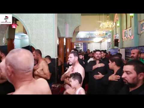 الرادود عباس الكوفي صاحب الصوت الحنون الموفق قصيده نزله بحق القاسم ع في موكب أبناء النجف الاشرف
