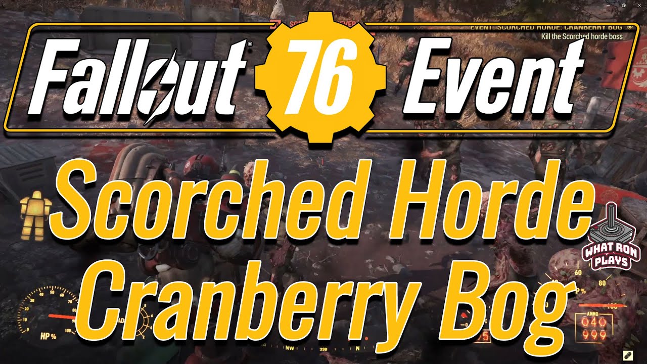 Fallout 76 Event: Scorched Horde - Cranberry Bog - Solo