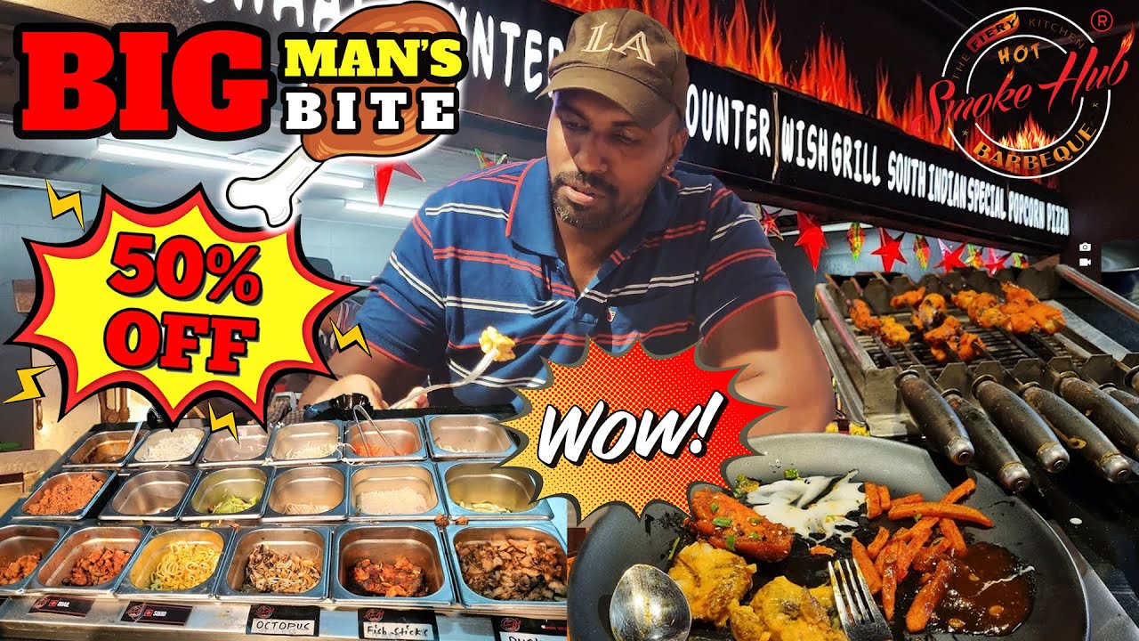 Smoke Hub Barbeque l 50 Offer NonVeg Buffet l T.Nagar youtubeshorts