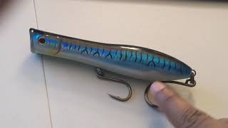 Tsunami Talkin Popper Saltwater Lure Treble To Single Inline Hook Replacement