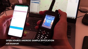 Open Source Android Sample Application for WalkieFleet