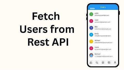 REST API Tutorial | Fetch Users Data in Flutter  from API | Complete Guide