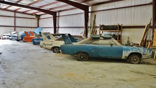 A Warehouse full of Barn Find Superbirds and Talladegas?!