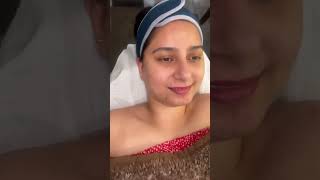 Perfect eyebrows shape and threading with Acne Prone facial tutorial step by @shreembeautylandsalon