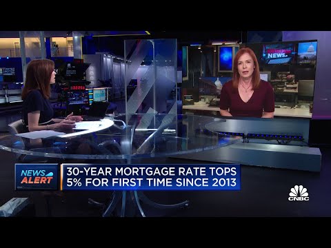 30-year fixed mortgage rate climbs above 5%