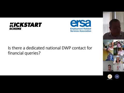 Kickstart Scheme: ERSA/DWP Q&A