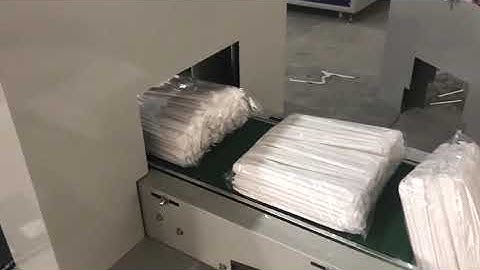 Horizontal Straw Packaging Machine Hot melt glue stick flow wrapper Automatic