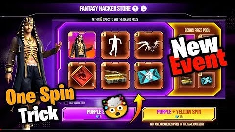 FREE FIRE NEW FANTASY HACKER STORE - FREE FIRE NEW EVENT | DRAGO FF